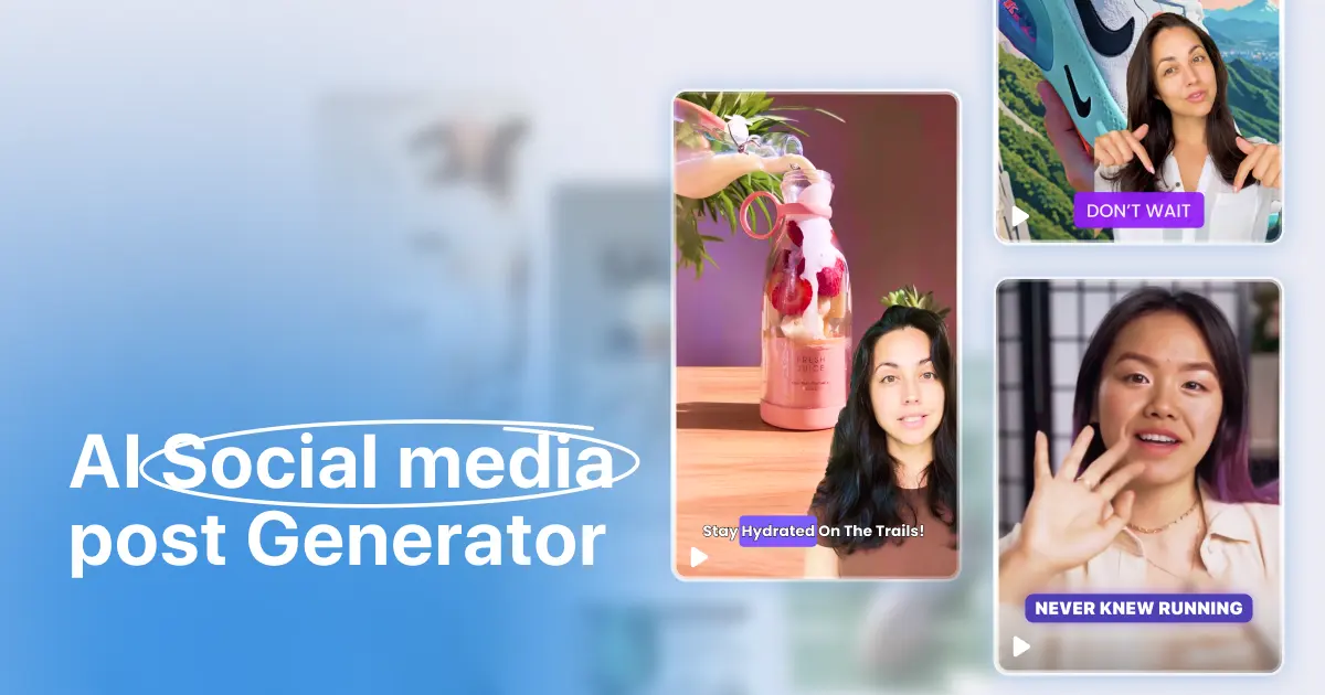  3 AI Social Media Post Generators: From Text to Video in Clicks